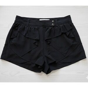 Black Loose‎ Flowy Shorts Size 8 Summer Spring